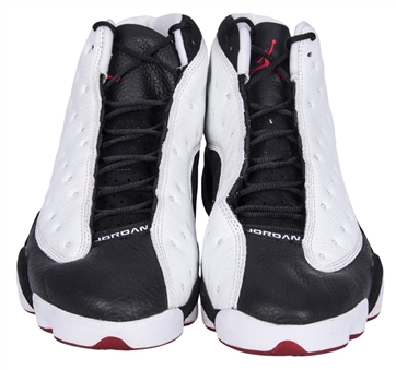 1997 Michael Jordan Pair of Nike Air Jordan XIII Game Shoes - From Jordans Stock (MEARS) 